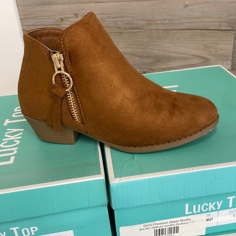 Girls zipper bootie